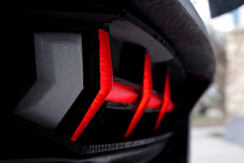 Siêu xe Lamborghini Aventador tự chế bằng in 3D vô cùng kỳ công - Ảnh 9. Siêu xe Lamborghini Aventador tự chế bằng in 3D vô cùng kỳ công - Ảnh 9.