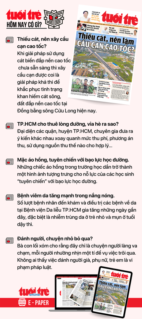 Tin tức sáng 14-6: Thêm 540MW điện tái tạo; TP.HCM rà soát trụ quảng cáo - Ảnh 7. Tin tức sáng 14-6: Thêm 540MW điện tái tạo; TP.HCM rà soát trụ quảng cáo - Ảnh 7.