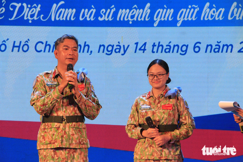 Tuổi trẻ TP.HCM gặp gỡ Lực lượng gìn giữ hòa bình Liên Hiệp Quốc - Ảnh 3. Tuổi trẻ TP.HCM gặp gỡ Lực lượng gìn giữ hòa bình Liên Hiệp Quốc - Ảnh 3.