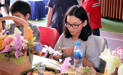 Học sinh tham gia trải nghiệm tại một trường tư thục ở TP.HCM - Ảnh: TR.NHÂN Học sinh tham gia trải nghiệm tại một trường tư thục ở TP.HCM - Ảnh: TR.NHÂN