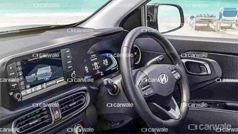 SUV cỡ nhỏ giá rẻ Hyundai Exter hoàn toàn mới lộ nội thất như i10 - Ảnh 2. SUV cỡ nhỏ giá rẻ Hyundai Exter hoàn toàn mới lộ nội thất như i10 - Ảnh 2.
