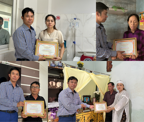 Trao giải thưởng Bạn đồng hành quanh tôi cho 5 chiến sĩ vụ 2 trụ sở xã tại Đắk Lắk bị tấn công - Ảnh 2. Trao giải thưởng Bạn đồng hành quanh tôi cho 5 chiến sĩ vụ 2 trụ sở xã tại Đắk Lắk bị tấn công - Ảnh 2.