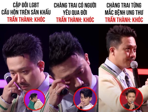Trấn Thành lại khóc lóc, xin lỗi bạn gái cũ trên sóng truyền hình - Ảnh 3. Trấn Thành lại khóc lóc, xin lỗi bạn gái cũ trên sóng truyền hình - Ảnh 3.