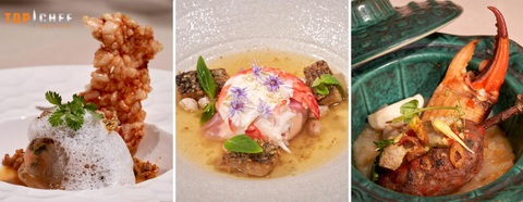 Top Chef Việt Nam mở màn với ‘Món ăn đường phố cao cấp’ có giá 100 USD - Ảnh 7. ‘Bánh bột lọc xốt bơ nước mắm’, ‘Gan ngỗng nước lèo’ và ‘Bánh canh cua bò Wagyu’ là những món được giám khảo đánh giá cao