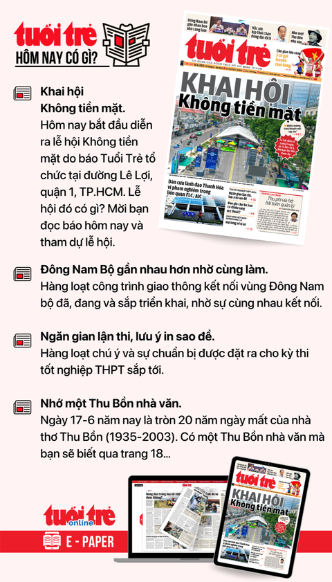Tin tức sáng 16-6: Có 3 mẫu hộ chiếu phổ thông, ngoại giao và công vụ, 3 màu bìa - Ảnh 4. Để đọc Tuổi Trẻ nhật báo phiên bản điện tử, bạn đọc có thể đăng ký Tuổi Trẻ Sao tại đây