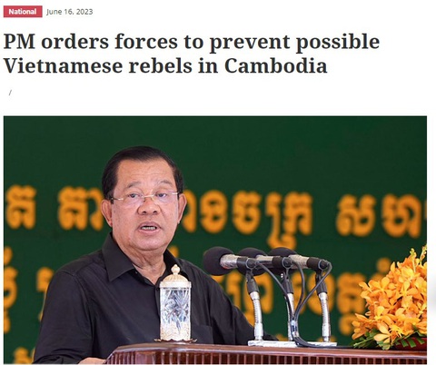 Thủ tướng Hun Sen yêu cầu kiểm tra dọc biên giới tìm nghi phạm tấn công 2 trụ sở xã ở Đắk Lắk - Ảnh 1. Thủ tướng Hun Sen yêu cầu kiểm tra dọc biên giới tìm nghi phạm tấn công 2 trụ sở xã ở Đắk Lắk - Ảnh 1.