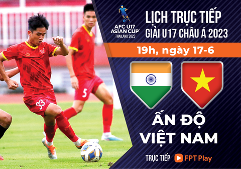 Lịch trực tiếp U17 châu Á 2023: U17 Việt Nam - U17 Ấn Độ - Ảnh 1. Lịch trực tiếp U17 châu Á 2023: U17 Việt Nam - U17 Ấn Độ - Ảnh 1.