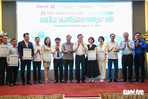 Trao gần 10 tỉ đồng xây dựng Điểm trường vượt lũ tại Hà Tĩnh - Ảnh 4. Trao gần 10 tỉ đồng xây dựng Điểm trường vượt lũ tại Hà Tĩnh - Ảnh 4.
