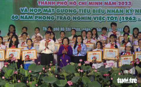 TP.HCM vinh danh 350 măng non Cháu ngoan Bác Hồ - Ảnh 8. TP.HCM vinh danh 350 măng non Cháu ngoan Bác Hồ - Ảnh 8.