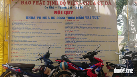 Yêu cầu tạm dừng các khóa tu tại chùa Cự Đà sau vụ trẻ bị đánh - Ảnh 1. Yêu cầu tạm dừng các khóa tu tại chùa Cự Đà sau vụ trẻ bị đánh - Ảnh 1.