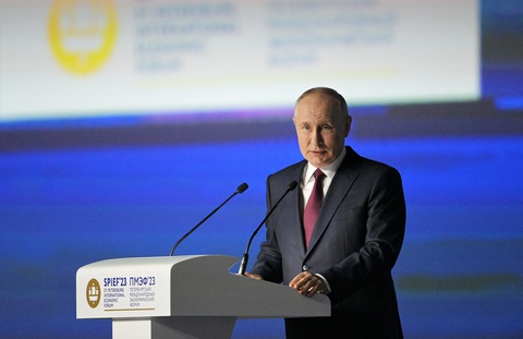 Tổng thống Putin xác nhận đã triển khai vũ khí hạt nhân chiến thuật ở Belarus - Ảnh 1. Tổng thống Putin xác nhận đã triển khai vũ khí hạt nhân chiến thuật ở Belarus - Ảnh 1.
