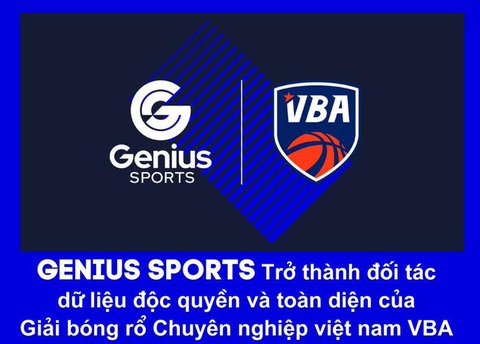 Genius Sports chính thức là đối tác độc quyền của VBA về dữ liệu, truyền phát trực tiếp và chống gian lận thể thao - Ảnh 1. Genius Sports chính thức là đối tác độc quyền của VBA về dữ liệu, truyền phát trực tiếp và chống gian lận thể thao - Ảnh 1.