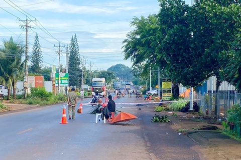 Bắt 4 thanh niên hỗn chiến trên đường khiến 1 người chết, 1 người bị thương - Ảnh 1. Bắt 4 thanh niên hỗn chiến trên đường khiến 1 người chết, 1 người bị thương - Ảnh 1.