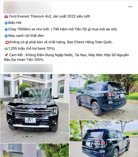 Ford Everest khẳng định như mới, cư dân mạng bóc là xe tai nạn - Ảnh 2. Ford Everest khẳng định như mới, cư dân mạng bóc là xe tai nạn - Ảnh 2.