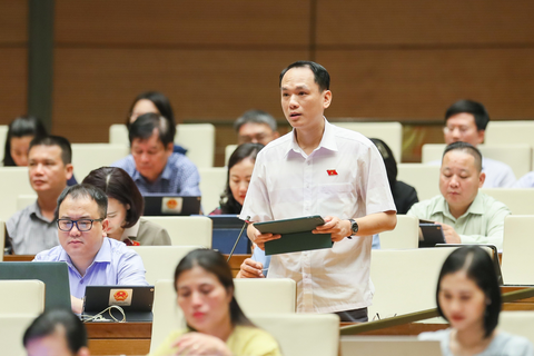 Đại biểu Lưu Bá Mạc nhắc lại chuyện Bác Hồ phong hàm đại tướng cho Đại tướng Võ Nguyên Giáp và đề nghị làm rõ tiêu chuẩn, tiêu chí thăng hàm tướng trước thời hạn - Ảnh: GIA HÂN Đại biểu Lưu Bá Mạc nhắc lại chuyện Bác Hồ phong hàm đại tướng cho Đại tướng Võ Nguyên Giáp và đề nghị làm rõ tiêu chuẩn, tiêu chí thăng hàm tướng trước thời hạn - Ảnh: GIA HÂN