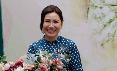 Tác giả Hiền Minh - Ảnh: LINH ĐOAN Tác giả Hiền Minh - Ảnh: LINH ĐOAN