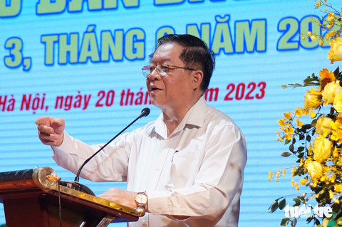 Trưởng Ban Tuyên giáo Trung ương: Làm báo có văn hóa vì một nền báo chí liêm chính và nhân văn - Ảnh 1. Trưởng Ban Tuyên giáo Trung ương: Làm báo có văn hóa vì một nền báo chí liêm chính và nhân văn - Ảnh 1.