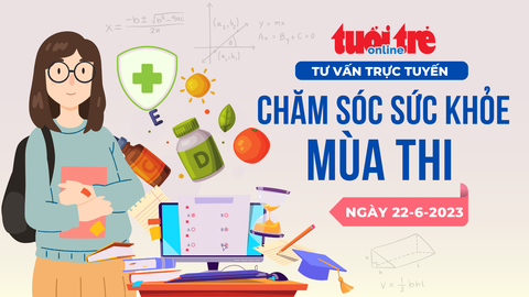 Tư vấn trực tuyến: Giữ sức khỏe mùa thi tốt nghiệp THPT - Ảnh 3. Tư vấn trực tuyến: Giữ sức khỏe mùa thi tốt nghiệp THPT - Ảnh 3.