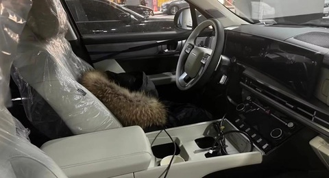 Hyundai Santa Fe đời mới lộ đèn pha hoàn chỉnh giống Exter - Ảnh 3. Hyundai Santa Fe đời mới lộ đèn pha hoàn chỉnh giống Exter - Ảnh 3.