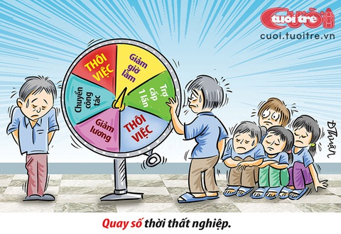 Quay số thời... thất nghiệp - Ảnh 1. Quay số thời... thất nghiệp - Ảnh 1.