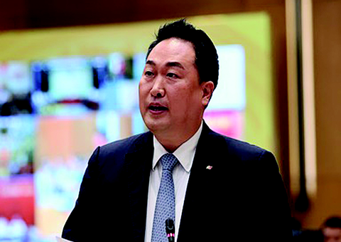 Ông Hong Sun, chủ tịch KOCHAM - Ảnh: KOCHAM Ông Hong Sun, chủ tịch KOCHAM - Ảnh: KOCHAM