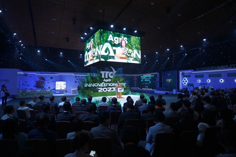 TTC AgriS Innovation Day 2023 - Khai mở dẫn dắt nền kinh tế nông nghiệp bền vững - Ảnh 1. Phó Chủ tịch Hội đồng Quản trị TTC AgriS - Bà Đặng Huỳnh Ức My, phát biểu khai mạc tại sự kiện TTC AgriS Innovation Day 2023 với định hướng tập trung vào phát triển nông nghiệp kinh tế bền vững. Ảnh: D.K