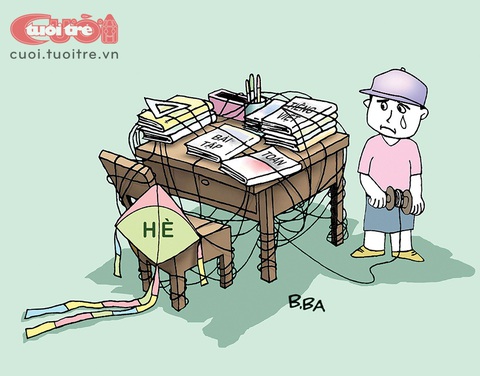 Mùa hè của em bị... rối - Ảnh 1. Mùa hè của em bị... rối - Ảnh 1.