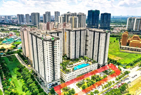 Dự án Lexington Residence đang bị vướng pháp lý, cư dân chưa được cấp sổ hồng - Ảnh: QUANG ĐỊNH Dự án Lexington Residence đang bị vướng pháp lý, cư dân chưa được cấp sổ hồng - Ảnh: QUANG ĐỊNH