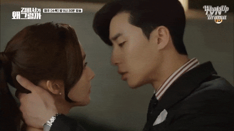Top 5 người tình màn ảnh của Park Seo Joon - Ảnh 6. Những cảnh hôn trong Thư ký Kim sao thế? làm trái tim bao thiếu nữ phải “rung” động