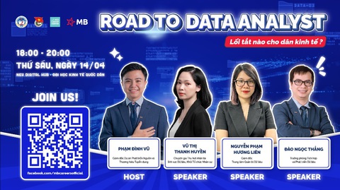 Nhiều chương trình hấp dẫn nguồn lực trẻ, nguồn lực công nghệ tại MB - Ảnh 2. Sinh viên có cơ hội tương tác trực tiếp với các chuyên gia MB tại talkshow