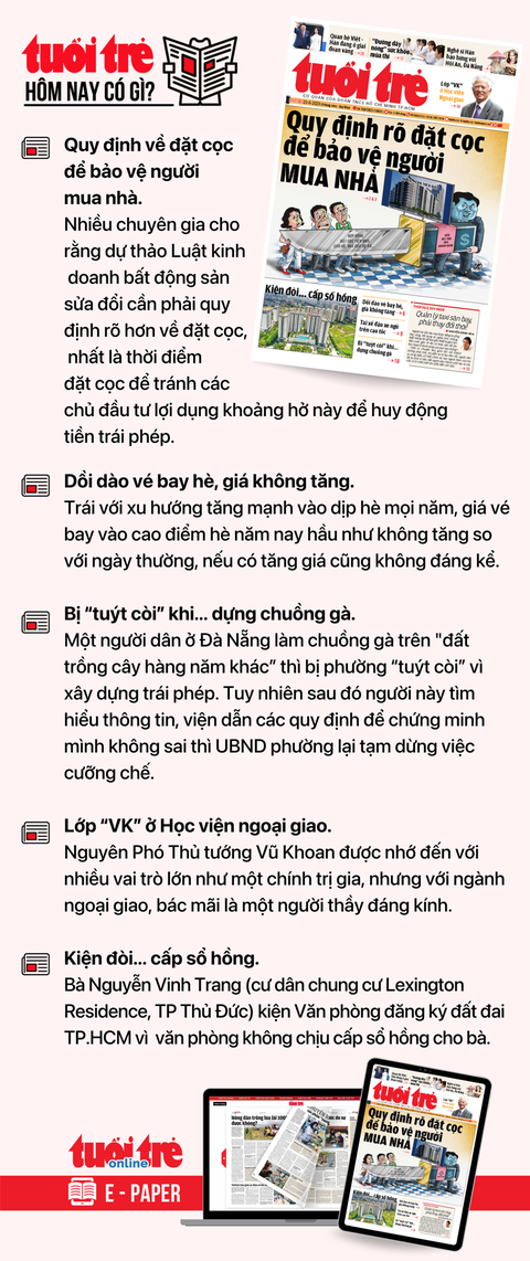 Tin tức sáng 23-6: Thông tin tích hợp trong VNeID sẽ được sử dụng làm thủ tục hành chính - Ảnh 3. Tin tức sáng 23-6: Thông tin tích hợp trong VNeID sẽ được sử dụng làm thủ tục hành chính - Ảnh 3.