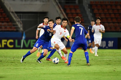 U17 Việt Nam bị loại khỏi Giải U17 châu Á 2023 - Ảnh 2. U17 Việt Nam bị loại khỏi Giải U17 châu Á 2023 sau thất bại trước U17 Uzbekistan - Ảnh: AFC