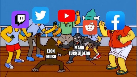 Ảnh chế tràn lan trước màn tỉ thí của Elon Musk & Mark Zuckerberg - Ảnh 2. Ảnh chế tràn lan trước màn tỉ thí của Elon Musk & Mark Zuckerberg - Ảnh 2.