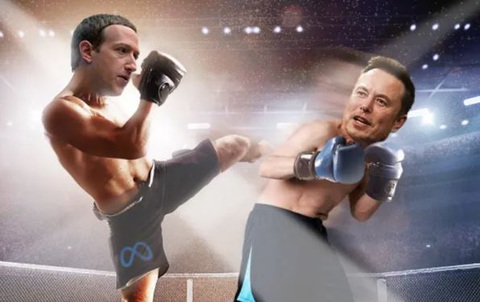 Ảnh chế tràn lan trước màn tỉ thí của Elon Musk & Mark Zuckerberg - Ảnh 7. Ảnh chế tràn lan trước màn tỉ thí của Elon Musk & Mark Zuckerberg - Ảnh 7.