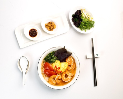 Tô bún tôm thành phẩm từ bún tôm cấp đông - Ảnh: NVCC Tô bún tôm thành phẩm từ bún tôm cấp đông - Ảnh: NVCC