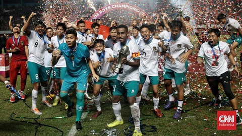 FIFA trao cho Indonesia quyền đăng cai U17 World Cup 2023 - Ảnh 1. U17 Indonesia được suất đặc cách dự Giải U17 World Cup 2023 - Ảnh: CNN