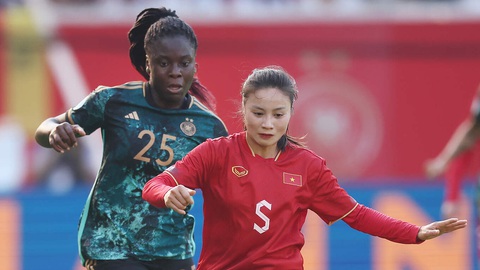 Bàn thắng của Thanh Nhã và sự tự tin ở World Cup - Ảnh 3. Các cô gái tuyển Việt Nam đã có thể trận không hề kém trước tuyển Đức - Ảnh: GETTY