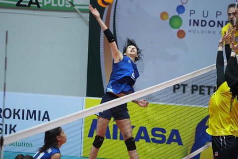 Thanh Thúy nhận giải Cầu thủ xuất sắc nhất AVC Challenge Cup 2023 - Ảnh 1. Thanh Thúy được trao giải Cầu thủ xuất sắc nhất và Chủ công xuất sắc nhất AVC Challenge Cup 2023 - Ảnh: THU THẢO