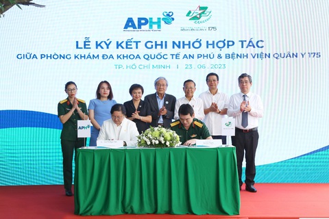 Phòng khám An Phú trở thành đối tác chiến lược của Bệnh viện Quân Y 175 - Ảnh 1. Phòng khám An Phú trở thành đối tác chiến lược của Bệnh viện Quân Y 175 - Ảnh 1.