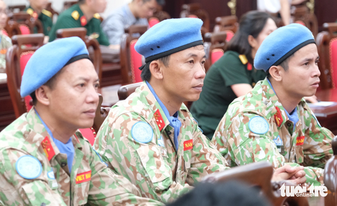 Tạo nguồn, tăng tỉ lệ nữ đi gìn giữ hòa bình Liên Hiệp Quốc - Ảnh 1. Tạo nguồn, tăng tỉ lệ nữ đi gìn giữ hòa bình Liên Hiệp Quốc - Ảnh 1.