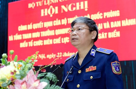Sáng nay, 5 cựu tướng cảnh sát biển hầu tòa - Ảnh 1. Cựu tư lệnh cảnh sát biển Nguyễn Văn Sơn - Ảnh: CTV