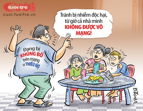 Ông bố cấm cả nhà vô mạng xã hội - Ảnh 1. Ông bố cấm cả nhà vô mạng xã hội - Ảnh 1.