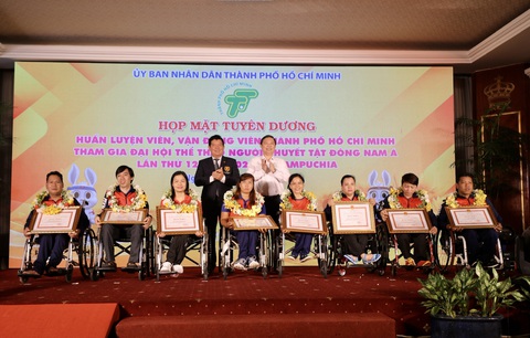 VĐV khuyết tật TP.HCM dự ASEAN Para Games 12 được thưởng hơn 11 tỉ đồng - Ảnh 4. VĐV khuyết tật TP.HCM dự ASEAN Para Games 12 được thưởng hơn 11 tỉ đồng - Ảnh 4.