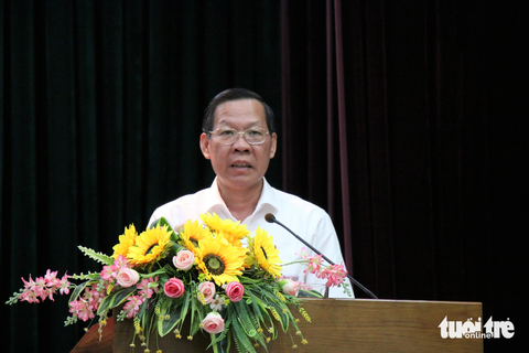 Ông Phan Văn Mãi: Vụ SCB, Vạn Thịnh Phát tác động rất lớn đến kinh tế xã hội TP.HCM - Ảnh 1. Ông Phan Văn Mãi: Vụ SCB, Vạn Thịnh Phát tác động rất lớn đến kinh tế xã hội TP.HCM - Ảnh 1.
