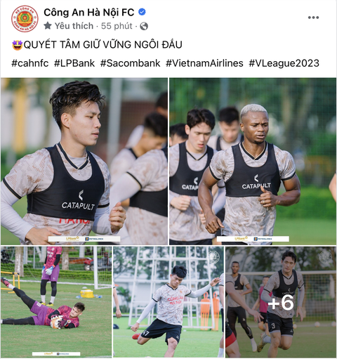 Vì sao không có ảnh Quang Hải trên sân tập CLB Công An Hà Nội? - Ảnh 1. Vì sao không có ảnh Quang Hải trên sân tập CLB Công An Hà Nội? - Ảnh 1.