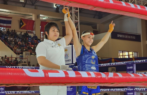 Hai võ sĩ muay Việt Nam tranh đai WBC MuayThái quốc tế - Ảnh 3. Hai võ sĩ muay Việt Nam tranh đai WBC MuayThái quốc tế - Ảnh 3.