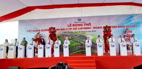 Bình Dương động thổ công trình đầu tiên trên vành đai 3 TP.HCM - Ảnh 1. Bình Dương động thổ công trình đầu tiên trên vành đai 3 TP.HCM - Ảnh 1.