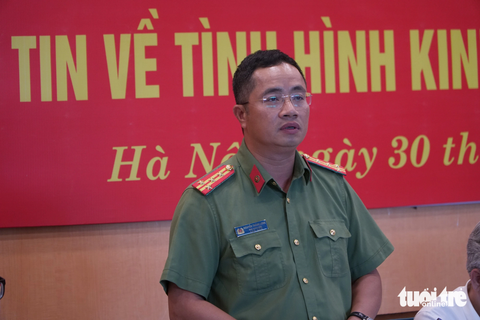 Lãnh đạo Công an TP Hà Nội: Hành vi bắn dê của ba cựu công an là không thể chấp nhận được - Ảnh 1. Lãnh đạo Công an TP Hà Nội: Hành vi bắn dê của ba cựu công an là không thể chấp nhận được - Ảnh 1.