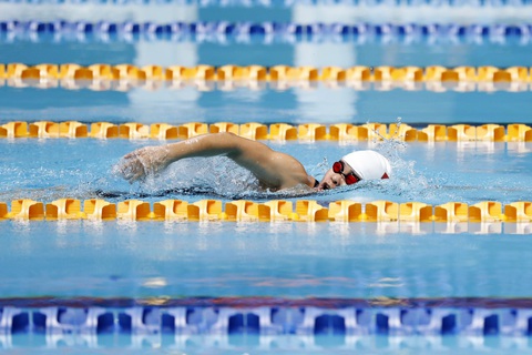 Vi Thị Hằng phá sâu kỷ lục môn bơi Para Games 12 - Ảnh 1. Vi Thị Hằng phá sâu kỷ lục môn bơi Para Games 12 - Ảnh 1.