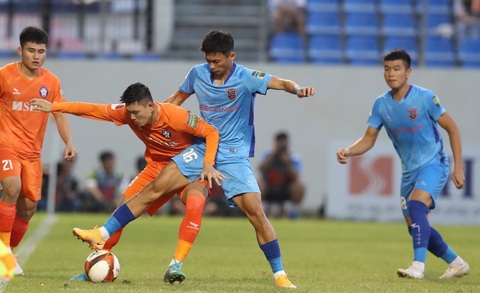 Đà Nẵng - Bình Dương (hiệp 1) 0-1: Hải Quân mở tỉ số ở phút thứ 3 - Ảnh 1. SHB Đà Nẵng và B.Bình Dương chia điểm trên sân Hòa Xuân - Ảnh: THẮNG LÊ